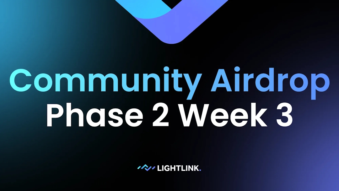 Week 3 of Community Airdrop Phase 2 Has Started